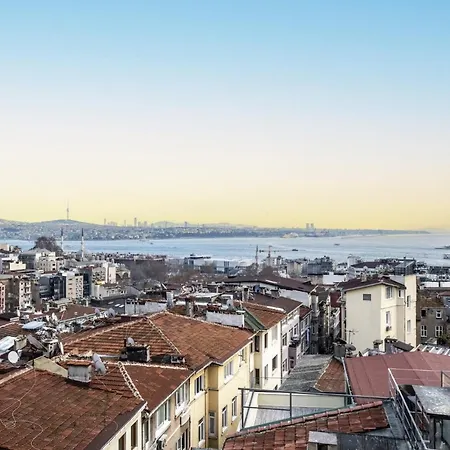 Flat With Bosphorus View And Terrace In Beyoglu *